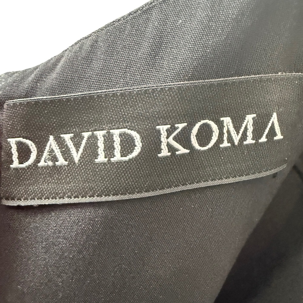 David‎ Koma Polka Dot Candy Sheer Peplum Midi Dress UK 10 US 6 Runway - Picture 7 of 13